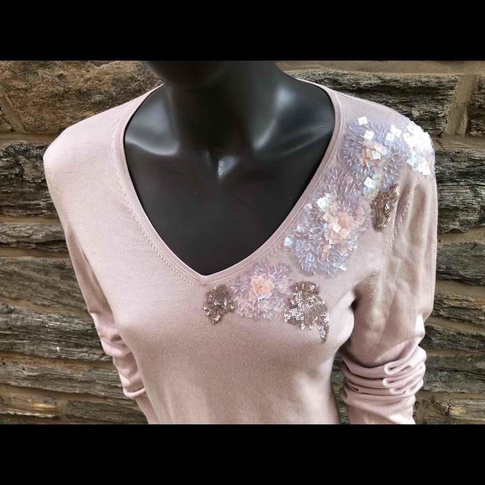 Ann Taylor Pullover with Sequins - Picture 2 of 9